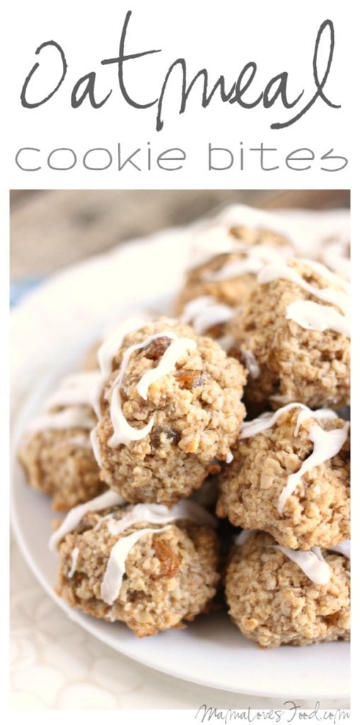 Flourless Oatmeal Cookie Bites 