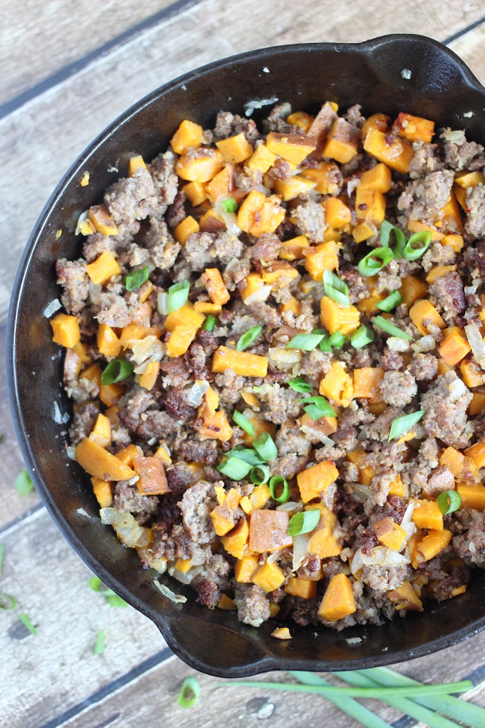 Sweet Potato and Sausage Hash
