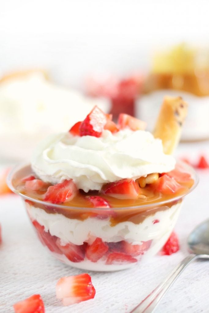 Salted Caramel and Strawberry Parfaits Recipe