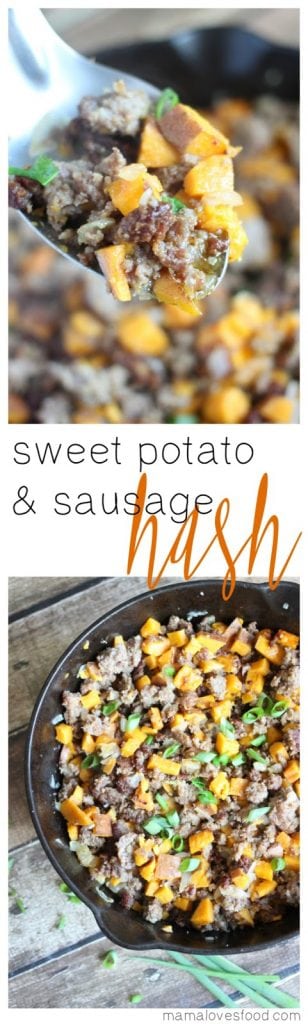Sweet Potato and Sausage Hash