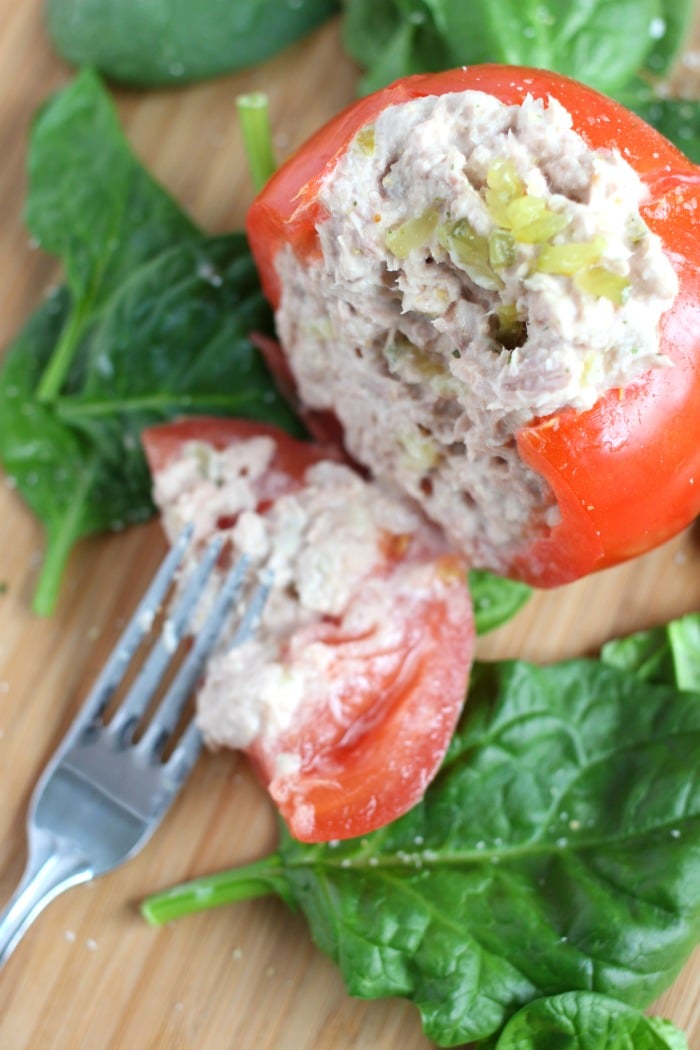 TUNA STUFFED TOMATO
