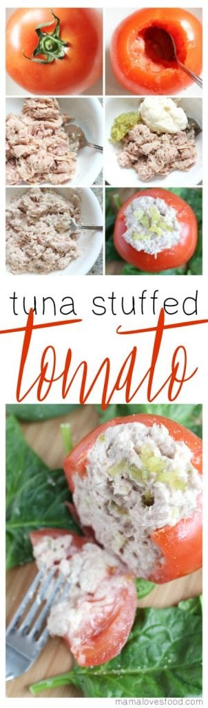 Tuna Salad Stuffed Tomato Recipe