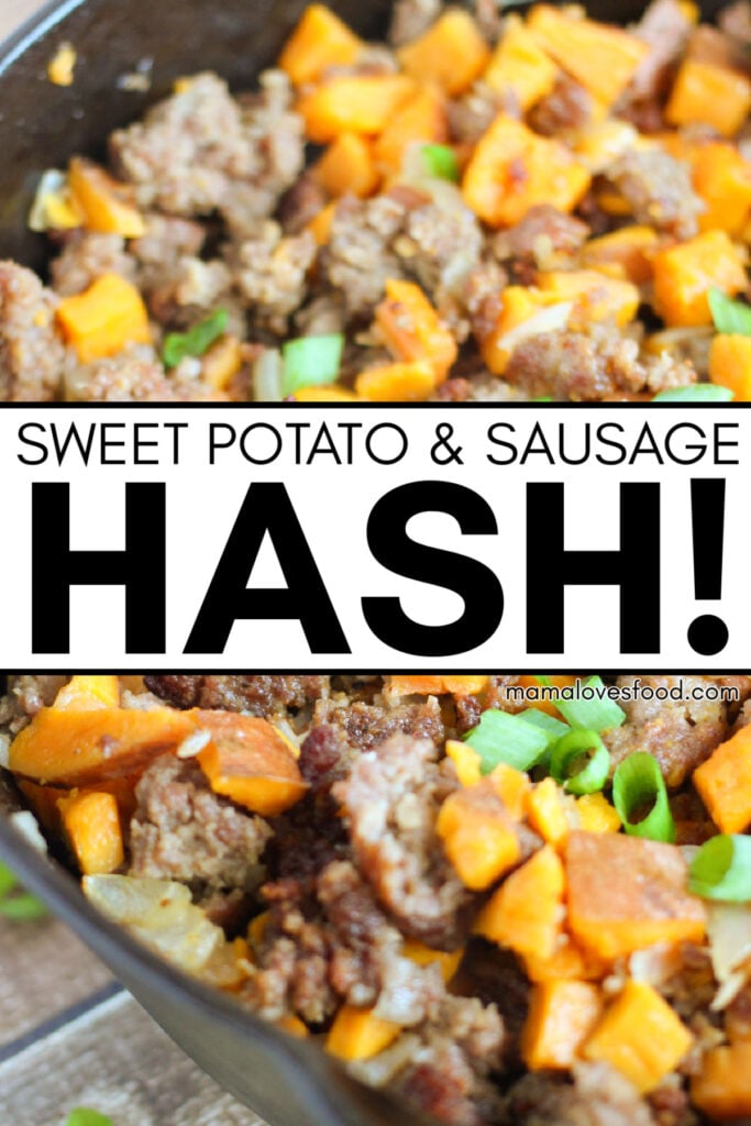 sweet potato and sausage hash