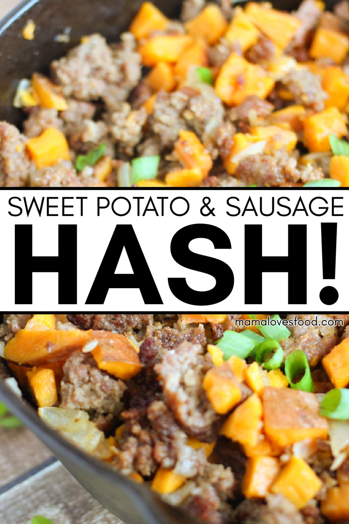 sweet potato and sausage hash
