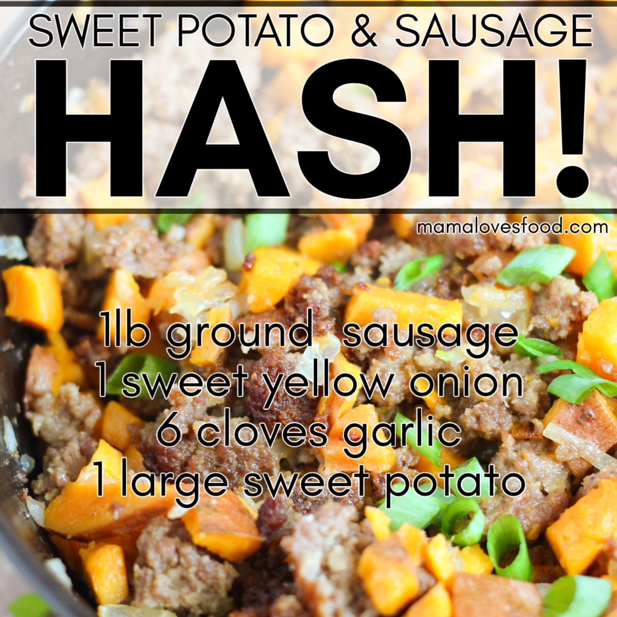sweet potato and sausage hash recipe