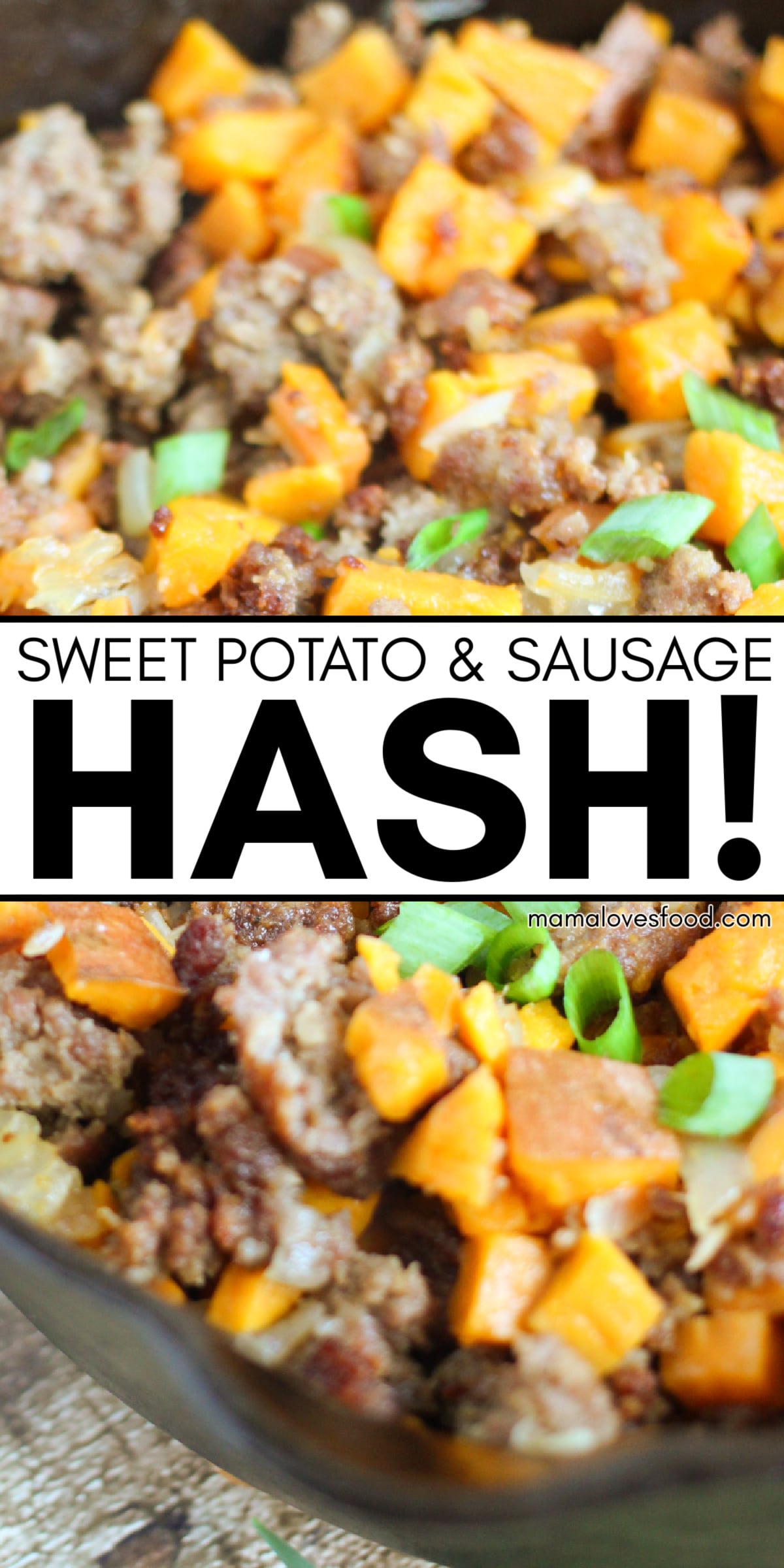 sweet potato sausage hash