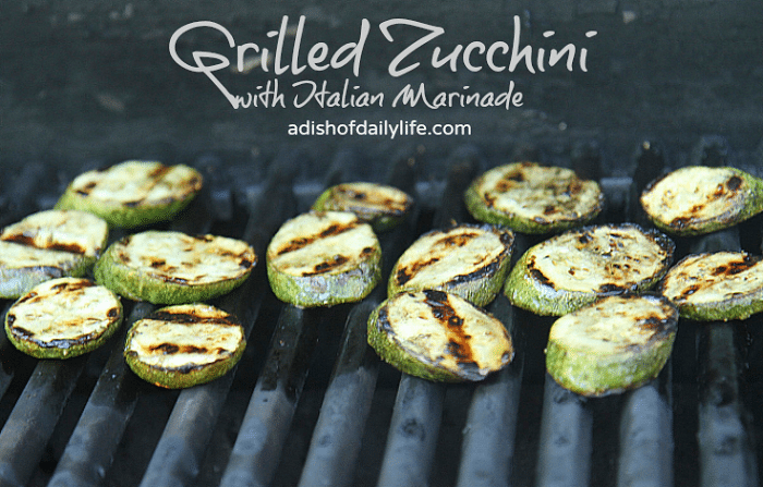 Grilled Zucchini With Italian Marinade