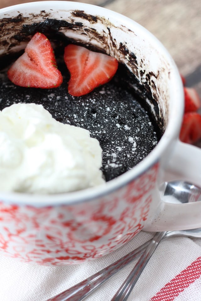 CHOCOLATE MUG CAKE