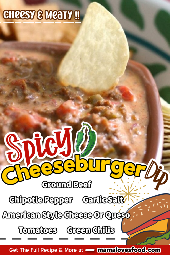 Spicy Cheeseburger Dip