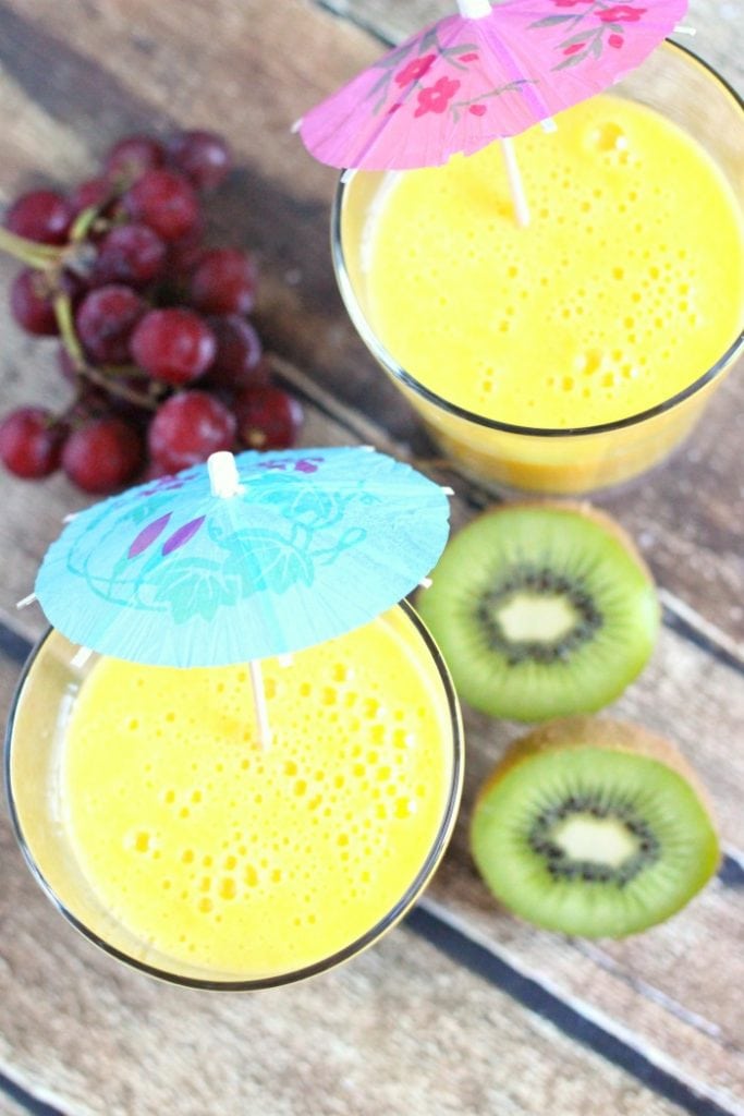 Vanilla Mango Tropical Smoothie Recipe