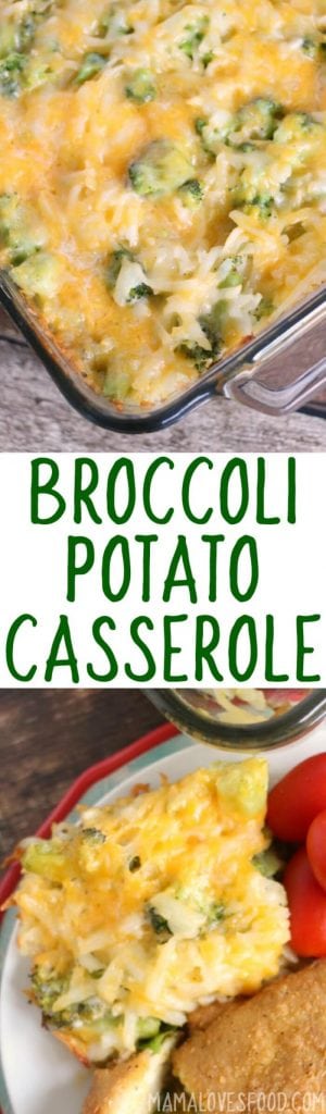 Broccoli Cheese Potato Casserole - Mama Loves Food
