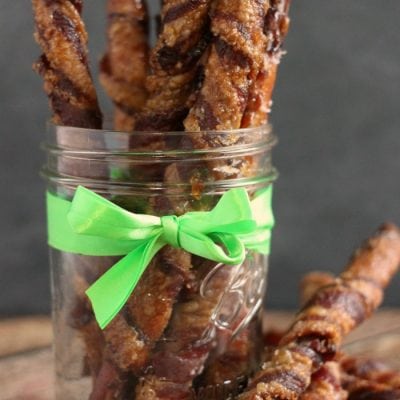 BACON WRAPPED PRETZELS
