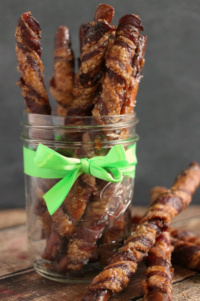 BACON WRAPPED PRETZELS