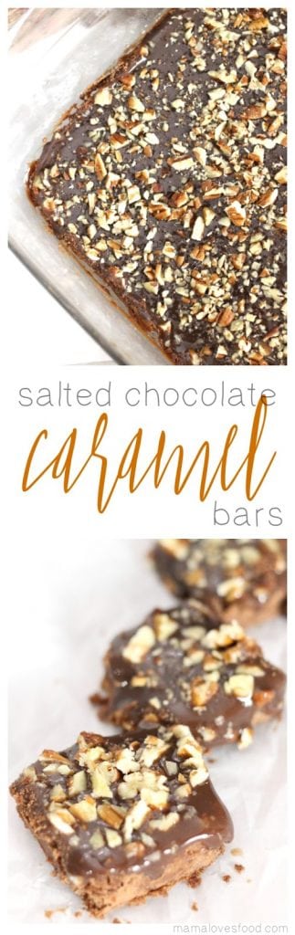 Salted Chocolate Caramel Bars