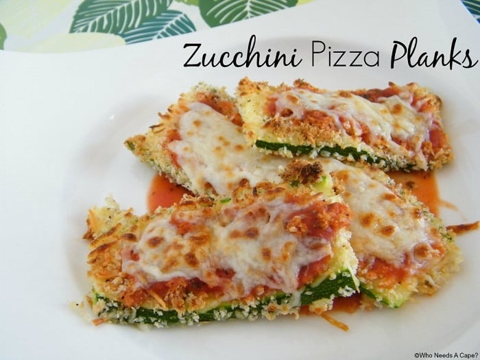 Zucchini Pizza Planks