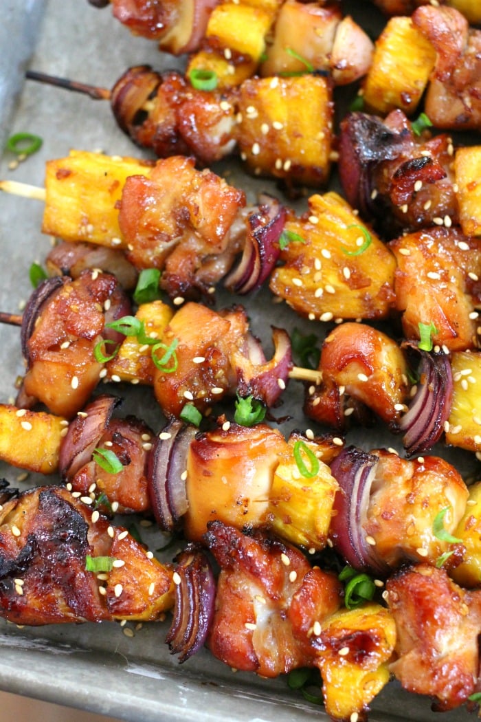 TERIYAKI CHICKEN KABOBS