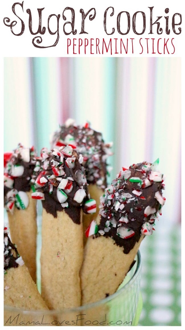 Sugar Cookie Peppermint Sticks