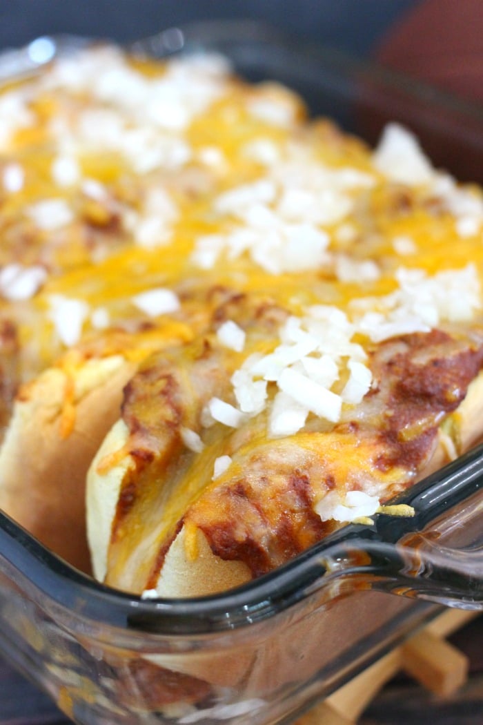 chili dog casserole
