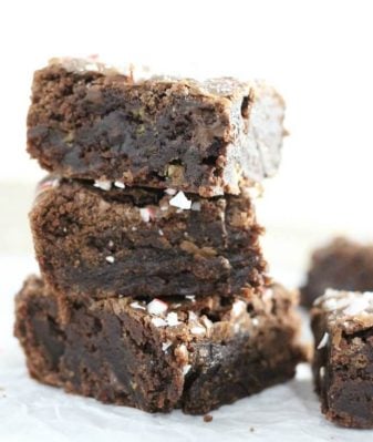 Peppermint Candy Cane Brownie Recipe
