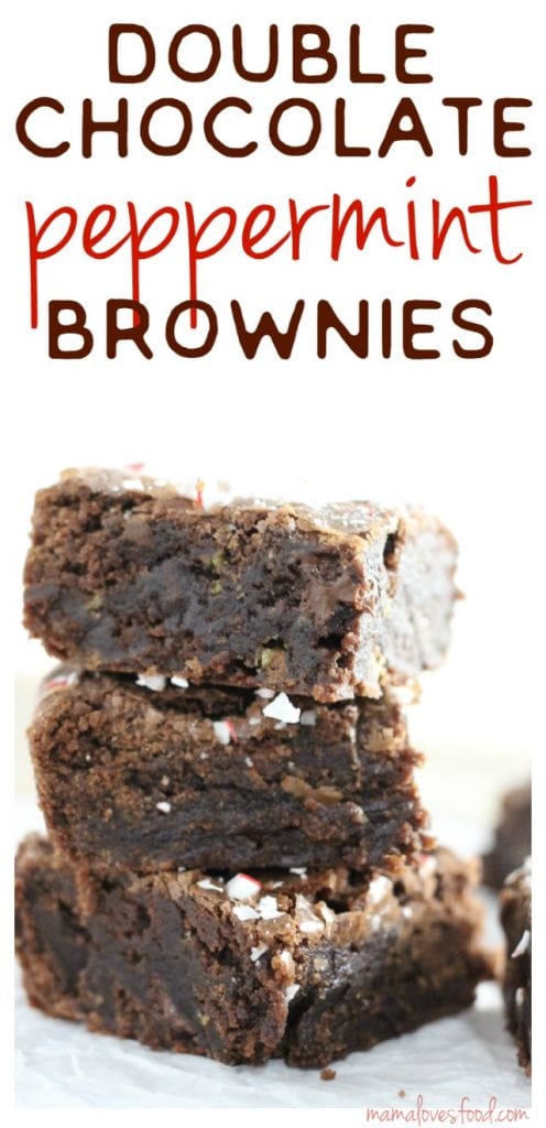 Double Chocolate Peppermint Brownies Recipe