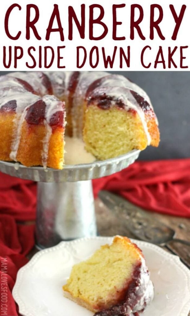 cranberry upsidedown cake