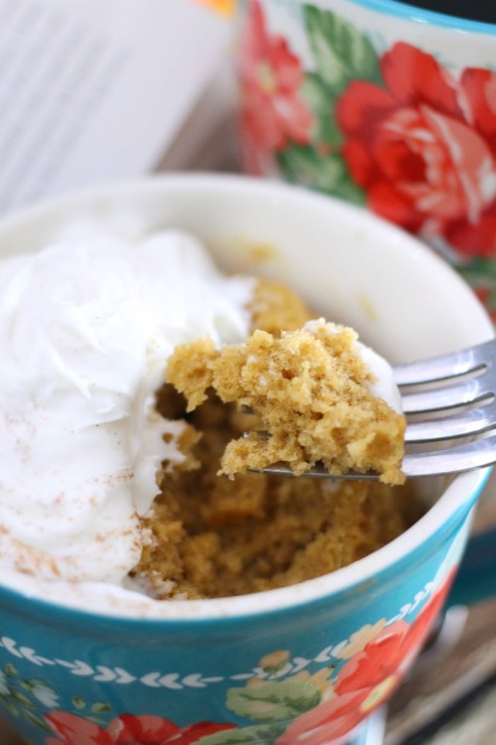 Cinnamon Mug Cake