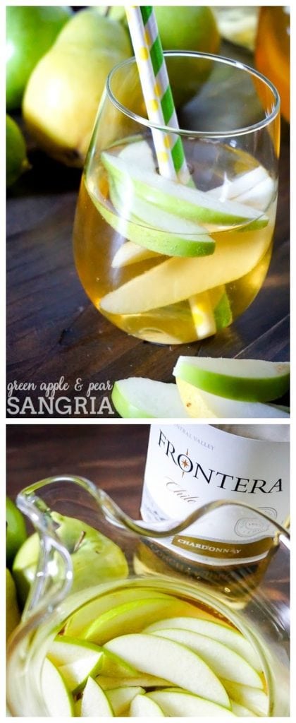 Green Apple and Pear Sangria
