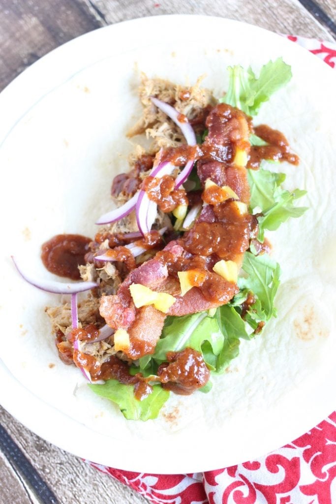 Bacon Pineapple Pulled Pork Tacos Recipe