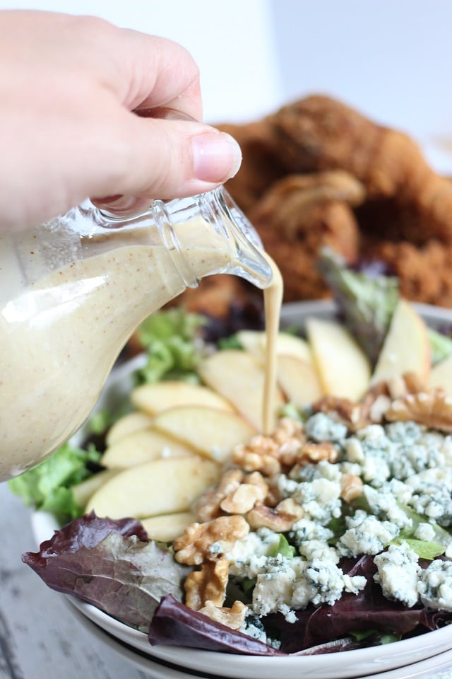 Apple, Blue Cheese & Walnut Salad Recipe
