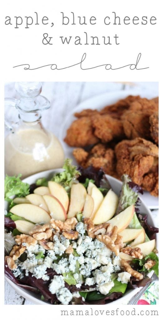 Apple, Blue Cheese & Walnut Salad Recipe