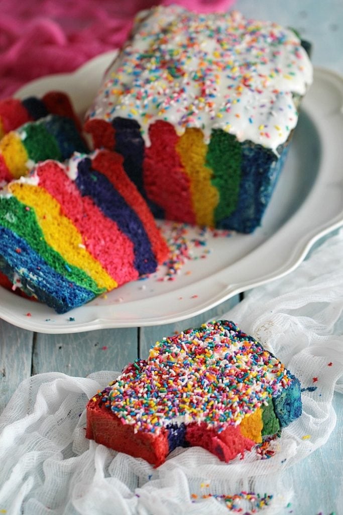 Perfect Rainbow Bread with Sugar Icing