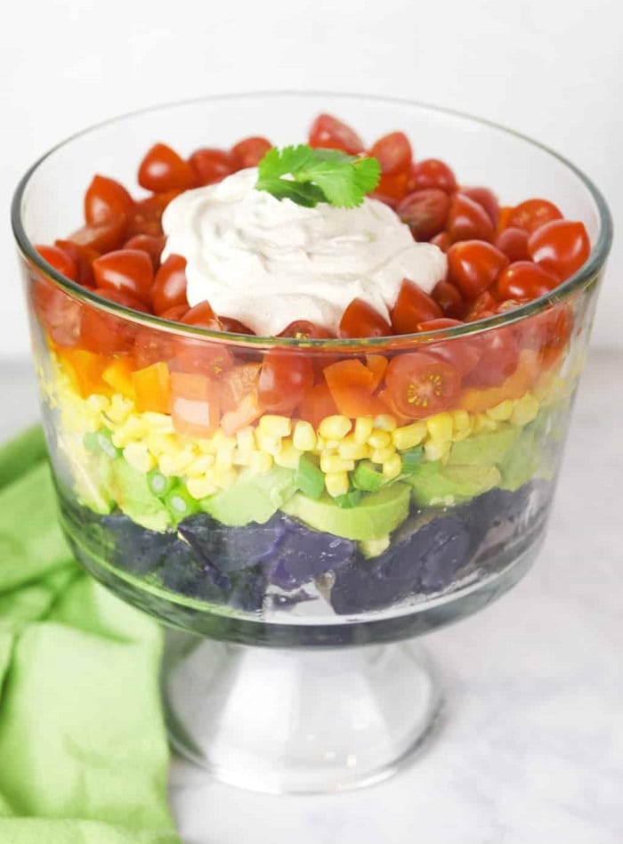 Rainbow Potato Salad