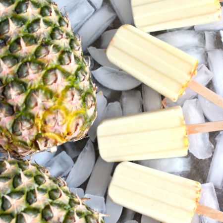 Dole Whip Popsicles (Pineapple Popsicles)