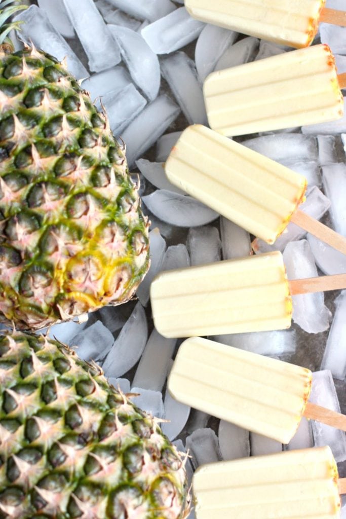 Creamy Pineapple Popsicle Recipe