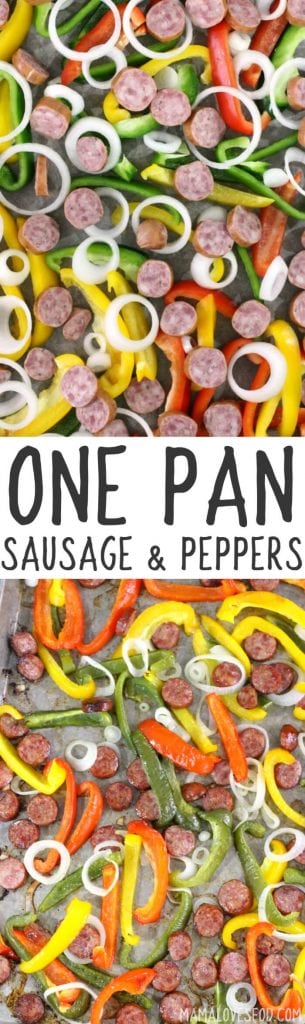 ONE PAN SAUSAGE AND PEPPERS