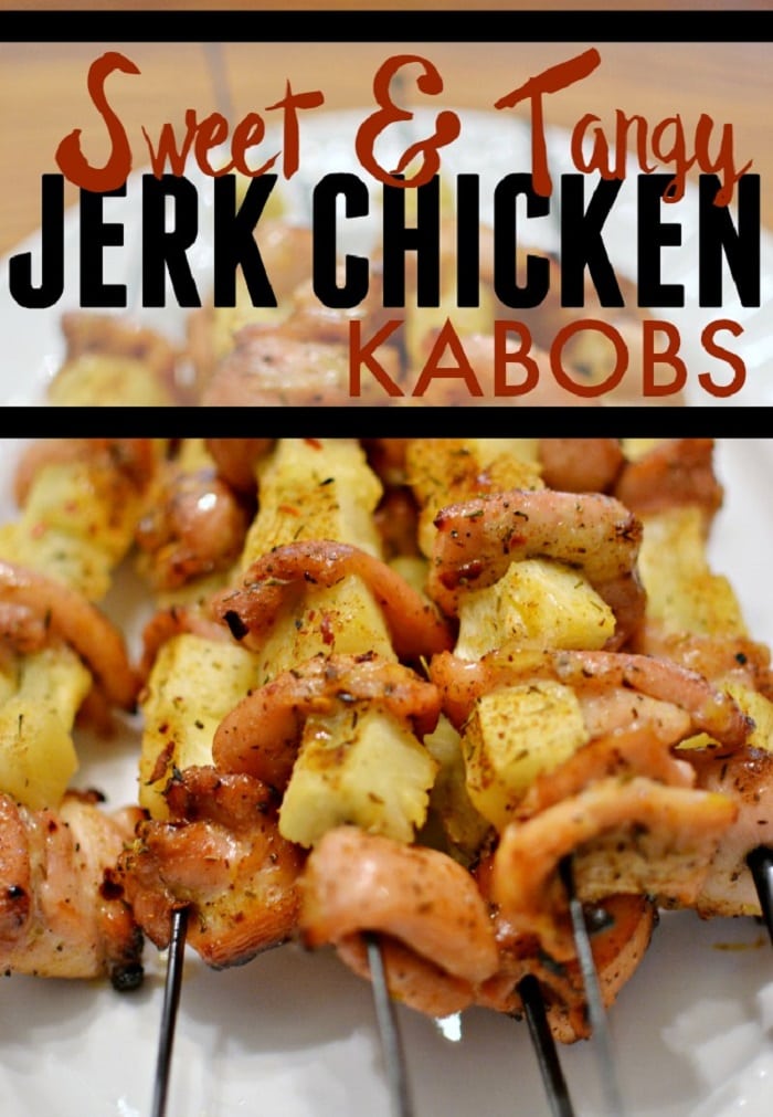 Sweet & Tangy Jerk Chicken Kabobs