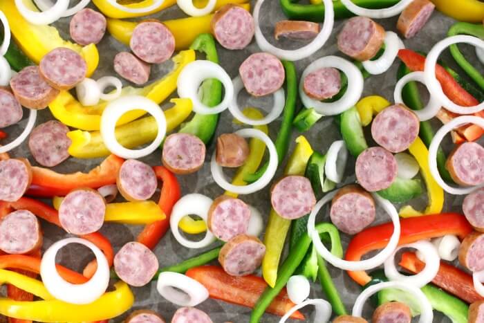 sheet pan sausage and peppers recipe