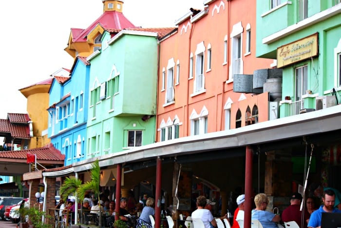 colorful buildings in colon panama