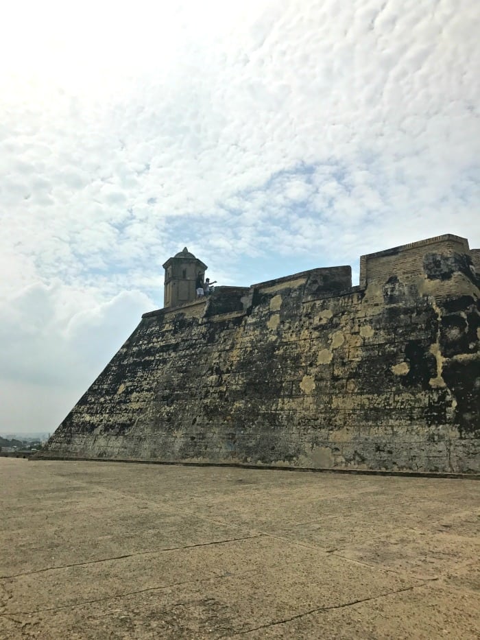 fortress walls in colombia
