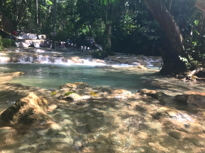 what is the best time of day for dunn's river falls in jamaica