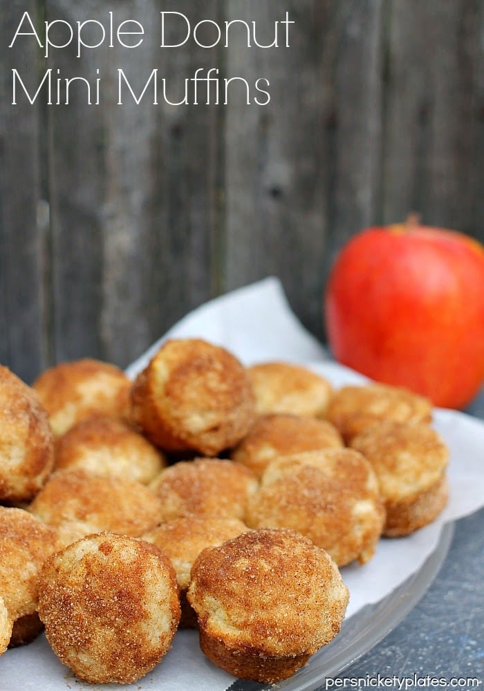 Apple Donut Mini Muffins