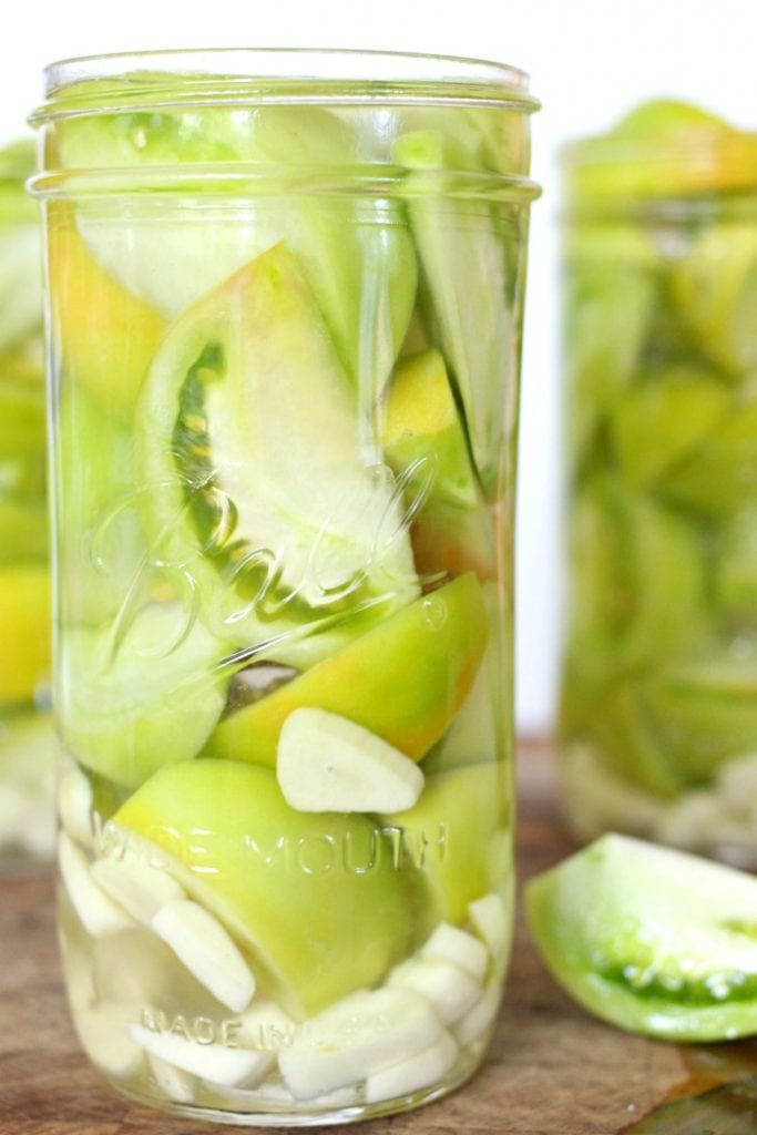 recipe for pickled green tomatoes