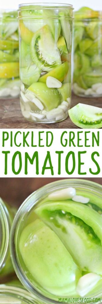 pickle green tomatoes