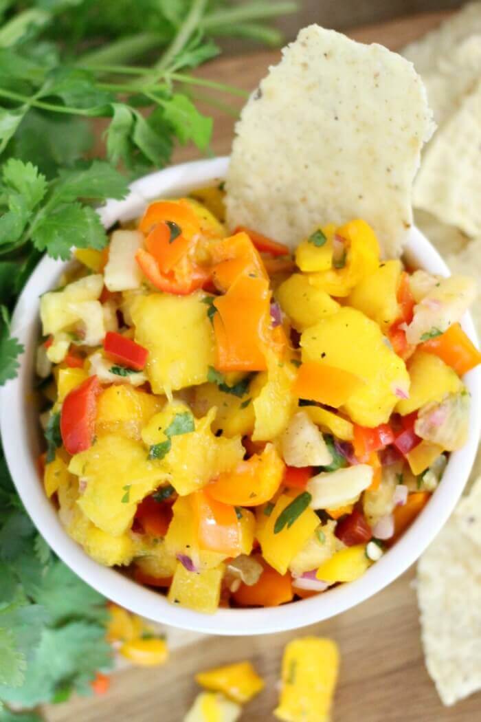 PINEAPPLE MANGO SALSA