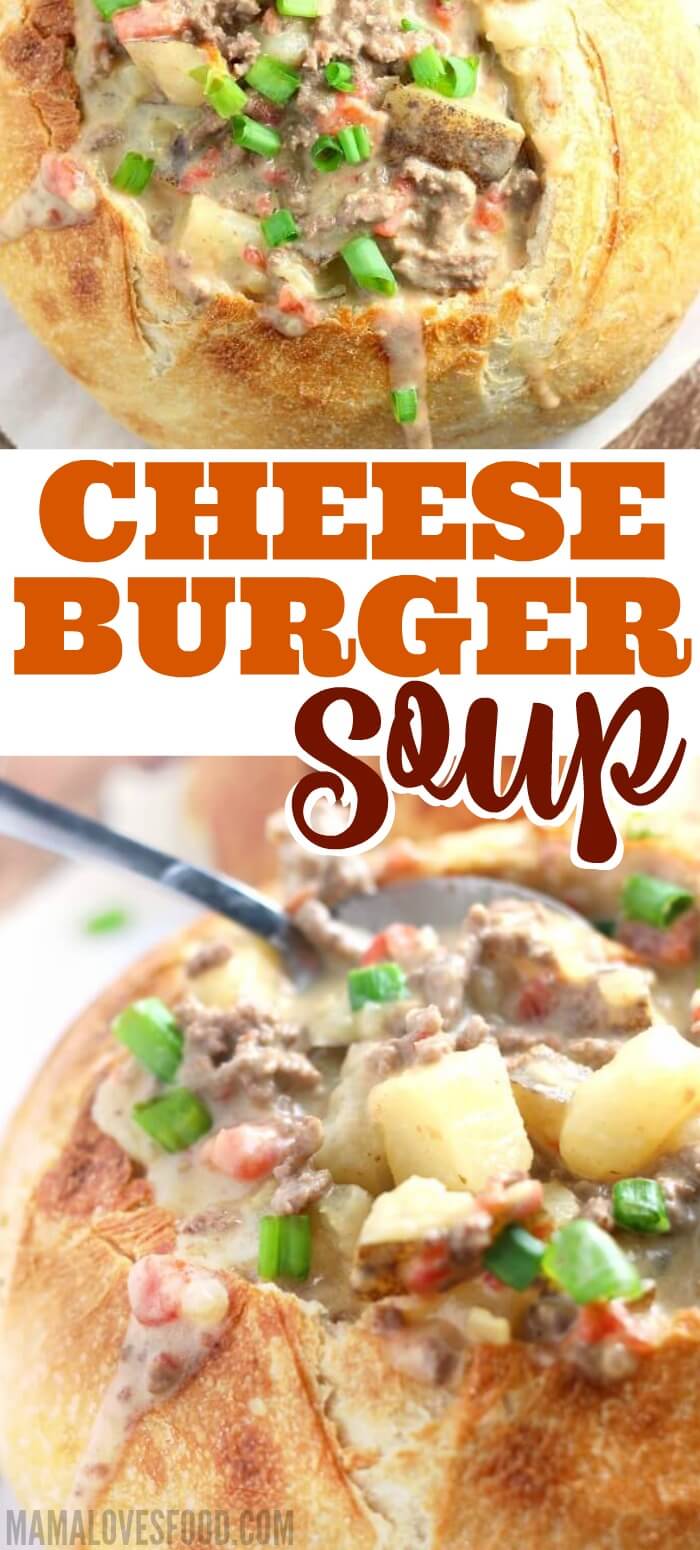 Cheeseburger Soup - Easy and Delicious! - Mama Loves Food