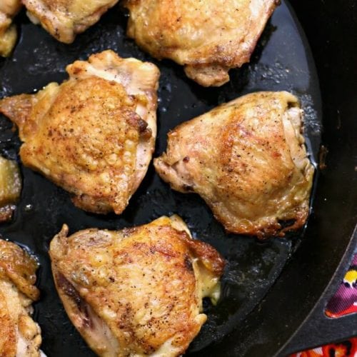 Extra Crispy Chicken Thighs - Mama Loves Food