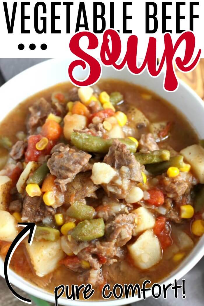 EASY VEGETABLE BEEF SOUP