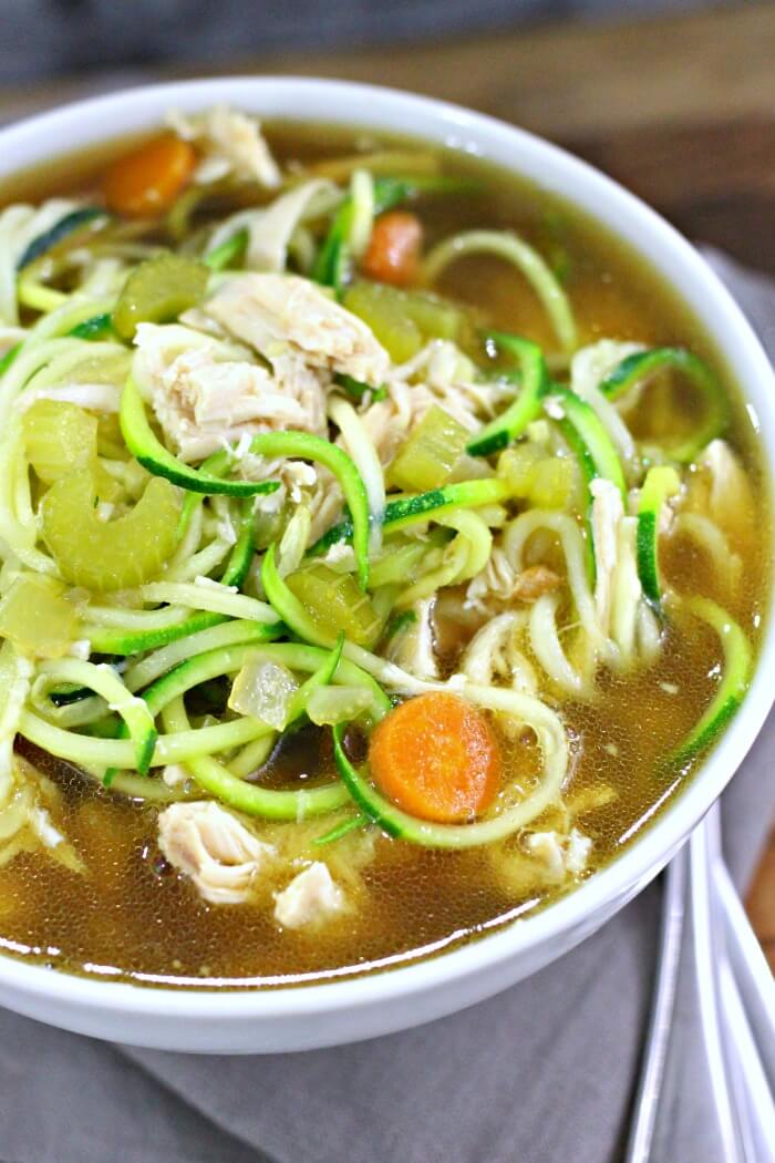 CHICKEN ZOODLE SOUP RECIPE