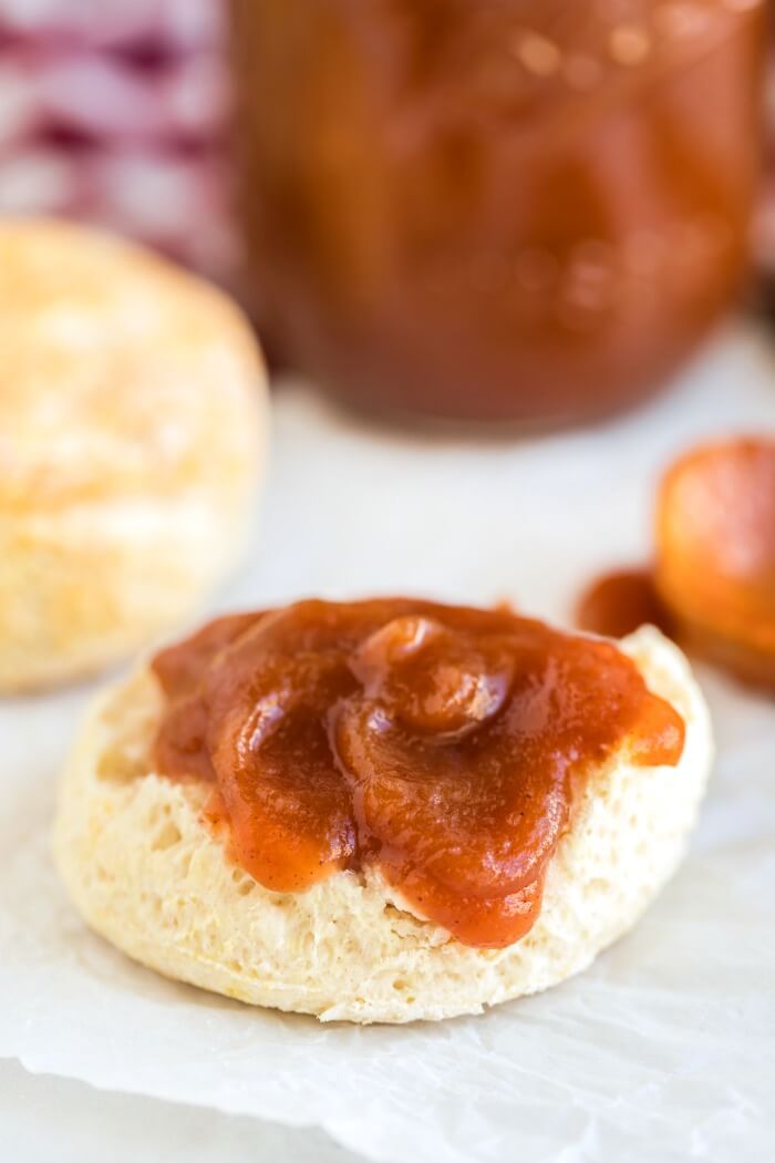 APPLE BUTTER AND BISCUITS