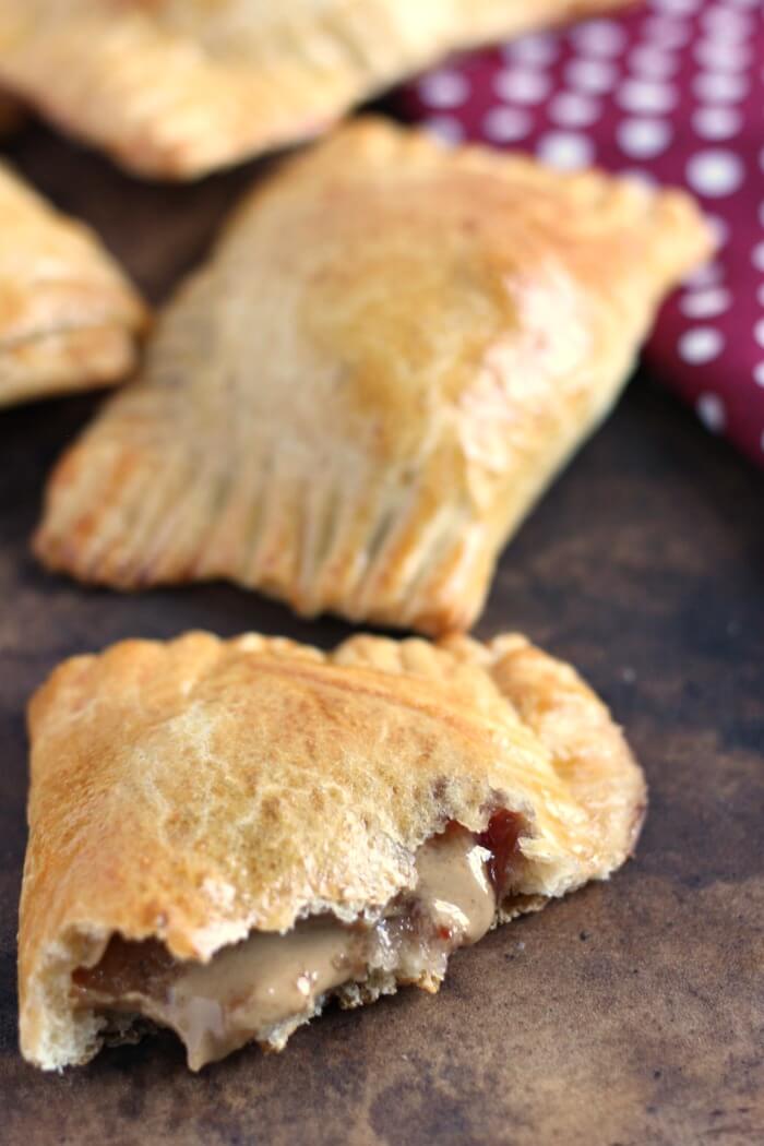 PEANUT BUTTER AND JELLY HANDPIES